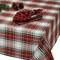 Tartan Plaid Collection Holiday Dining Table & Kitchen Décor, Square Christmas Tablecloth, 52x52, Red, Green & White
